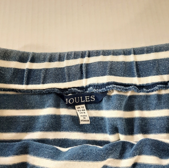 Joules Striped Boardwalk Skirt in Saltwash - Picture 4 of 5